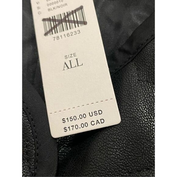 NWT Anthropologie FRNCH x Gisette Faux Leather Quilted Vest Size OS retail $150 - Picture 13 of 14